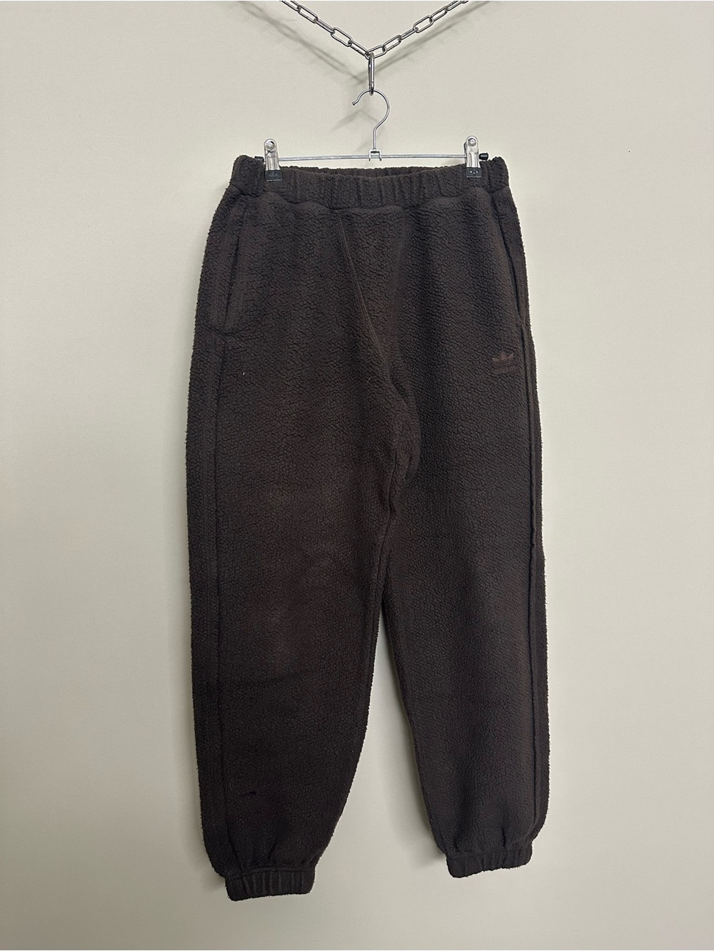 adidas Fleece Jogger Pants in Brown Like New